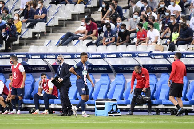 DECEPTION - BLESSURE - 04 THILO KEHRER (PSG) FOOTBALL : Paris SG vs Saint Etienne - Coupe de France - Finale - 24 07 2020 FEP Panoramic 