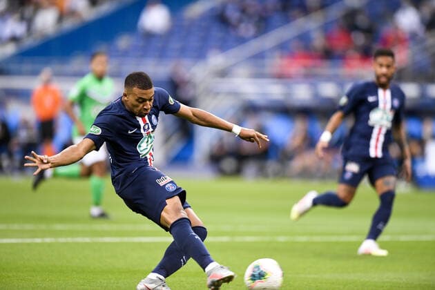 07 KYLIAN MBAPPE (PSG) FOOTBALL : Paris SG vs Saint Etienne - Coupe de France - Finale - 24 07 2020 FEP Panoramic 