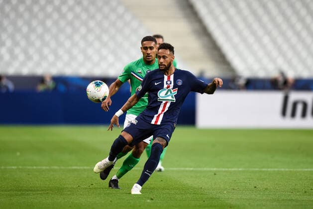 Neymar Jr ( 10 - PSG ) - FOOTBALL : Paris Saint Germain vs AS Saint Etienne - Finale Coupe de France - Saint Denis - 24 07 2020 FedericoPestellini Panoramic 