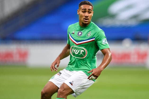 Yvann Macon ( 27 - Saint Etienne ) - FOOTBALL : Paris Saint Germain vs AS Saint Etienne - Finale Coupe de France - Saint Denis - 24 07 2020 FedericoPestellini Panoramic 