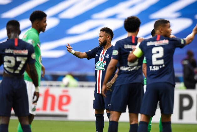 Neymar Jr ( 10 - PSG ) - FOOTBALL : Paris Saint Germain vs AS Saint Etienne - Finale Coupe de France - Saint Denis - 24 07 2020 FedericoPestellini Panoramic 