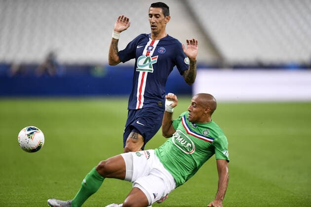 11 ANGEL DI MARIA (PSG) FOOTBALL : Paris SG vs Saint Etienne - Coupe de France - Finale - 24 07 2020 FEP Panoramic 