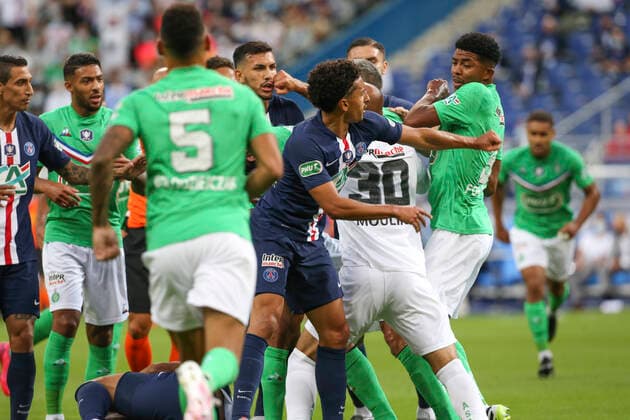 Marquinhos (PSG) FOOTBALL : Paris Saint Germain Vs AS Saint Etienne - Coupe de France - Finale - 24 07 2020 MichaelBaucher Panoramic 