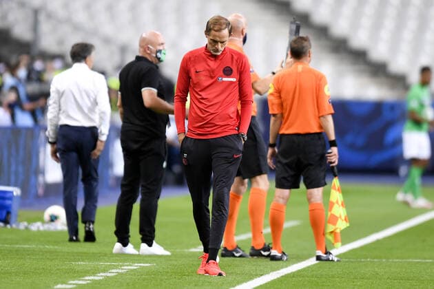 THOMAS TUCHEL (ENTRAINEUR PSG) FOOTBALL : Paris SG vs Saint Etienne - Coupe de France - Finale - 24 07 2020 FEP Panoramic 