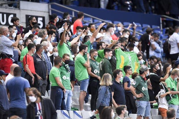 ILLUSTRATION - SUPPORTERS FOOTBALL : Paris SG vs Saint Etienne - Coupe de France - Finale - 24 07 2020 FEP Panoramic 