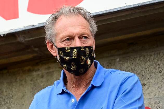 LIEGE, BELGIUM - JULY 25 : Michel Preud homme pictured during a pre season friendly game between Standard de Liege and OGC Nice on July 25, 2020 in Liege, Belgium, 25 07 2020 ( Photo by Peter De Voecht Photonews FOOTBALL : Standard de Liege vs OGC Nice - 25 07 2020 PHOTONEWS PANORAMIC 
