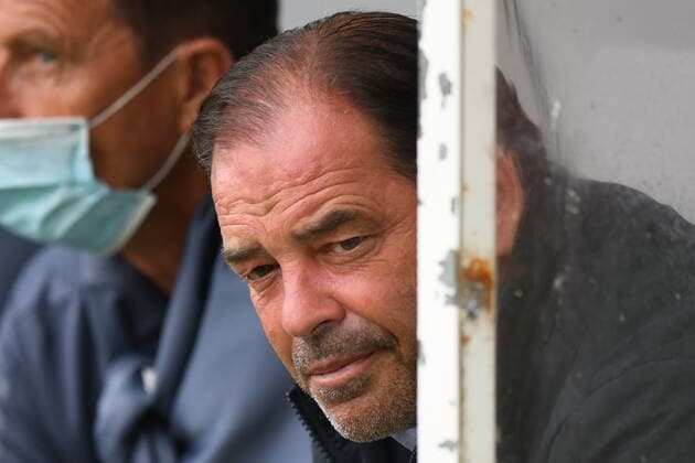 Stephane Moulin (entraineur Angers SCO) FOOTBALL : Angers SCO vs Girondins Bordeaux - Match amical - 25 07 2020 Panoramic Panoramic 