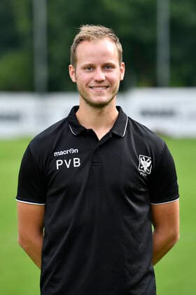 STVV s physiotherapist Par Vandenborne poses for the photographer, in marge of the 2020-2021 photoshoot of Belgian Jupiler Pro League club STVV Sint-Truidense Voetbalvereniging, Monday 27 July 2020 in Sint-Truiden. JOHANxEYCKENS  x05830516x