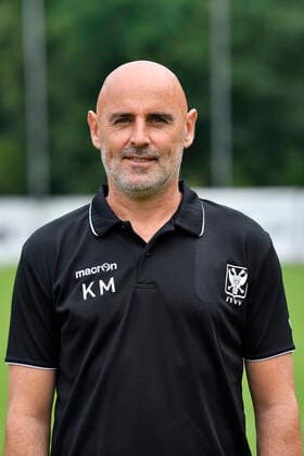 STVV s head coach Kevin Muscat poses for the photographer, in marge of the 2020-2021 photoshoot of Belgian Jupiler Pro League club STVV Sint-Truidense Voetbalvereniging, Monday 27 July 2020 in Sint-Truiden. JOHANxEYCKENS  x05830524x