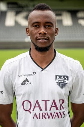 Eupen s Silas Gnaka poses for the photographer, in marge of the 2020-2021 photoshoot of Belgian Jupiler Pro League club KAS Eupen, Monday 27 July 2020 in Eupen. BRUNOxFAHY  x05830502x