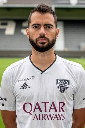 Eupen s Jordi Amat poses for the photographer, in marge of the 2020-2021 photoshoot of Belgian Jupiler Pro League club KAS Eupen, Monday 27 July 2020 in Eupen. BRUNOxFAHY  x05830491x