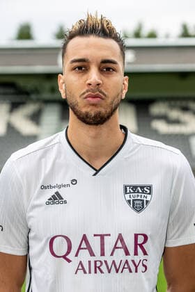 Eupen s Leonardo Miramar poses for the photographer, in marge of the 2020-2021 photoshoot of Belgian Jupiler Pro League club KAS Eupen, Monday 27 July 2020 in Eupen. BRUNOxFAHY  x05830499x