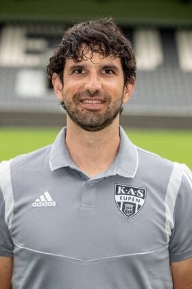 Doctor Alejandro Alvarez poses for the photographer, in marge of the 2020-2021 photoshoot of Belgian Jupiler Pro League club KAS Eupen, Monday 27 July 2020 in Eupen. BRUNOxFAHY  x05830481x