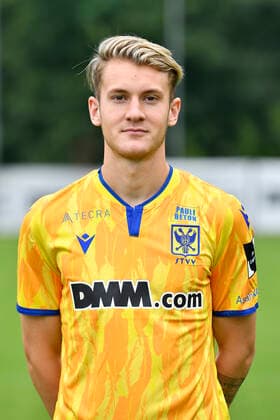 STVV s Facundo Colidio poses for the photographer, in marge of the 2020-2021 photoshoot of Belgian Jupiler Pro League club STVV Sint-Truidense Voetbalvereniging, Monday 27 July 2020 in Sint-Truiden. JOHANxEYCKENS  x05830561x
