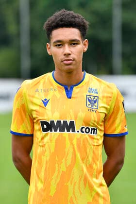 STVV s Nelson Balongo poses for the photographer, in marge of the 2020-2021 photoshoot of Belgian Jupiler Pro League club STVV Sint-Truidense Voetbalvereniging, Monday 27 July 2020 in Sint-Truiden. JOHANxEYCKENS  x05830551x