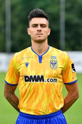 STVV s Jorge Teixeira poses for the photographer, in marge of the 2020-2021 photoshoot of Belgian Jupiler Pro League club STVV Sint-Truidense Voetbalvereniging, Monday 27 July 2020 in Sint-Truiden. JOHANxEYCKENS  x05830553x