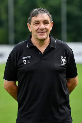 STVV s warehouseman Benny Liebens poses for the photographer, in marge of the 2020-2021 photoshoot of Belgian Jupiler Pro League club STVV Sint-Truidense Voetbalvereniging, Monday 27 July 2020 in Sint-Truiden. JOHANxEYCKENS  x05830542x