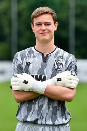 STVV s Wim Vanmarsenille poses for the photographer, in marge of the 2020-2021 photoshoot of Belgian Jupiler Pro League club STVV Sint-Truidense Voetbalvereniging, Monday 27 July 2020 in Sint-Truiden. JOHANxEYCKENS  x05830548x