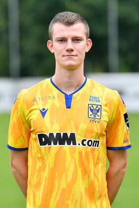 STVV s Christopher Durkin poses for the photographer, in marge of the 2020-2021 photoshoot of Belgian Jupiler Pro League club STVV Sint-Truidense Voetbalvereniging, Monday 27 July 2020 in Sint-Truiden. JOHANxEYCKENS  x05830550x