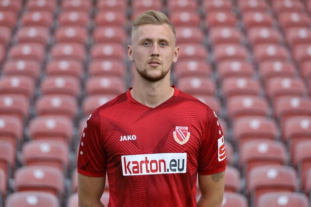 Nils Stettin; FC Energie Cottbus; Regionalliga Nordost; Poträttermin 2020 2021 FC Energie Cottbus; Regionalliga Nordost; Poträttermin 2020 2021