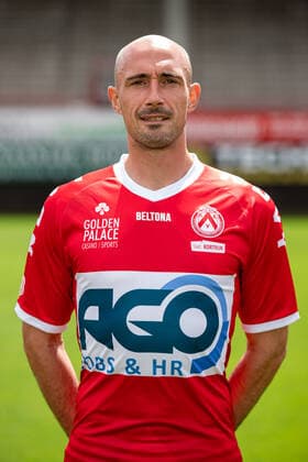 Kortrijk s Christophe Lepoint poses for the photographer, in marge of the 2020-2021 photoshoot of Belgian Jupiler Pro League club KV Kortrijk, Tuesday 28 July 2020 in Kortrijk. KURTxDESPLENTER  x05831171x