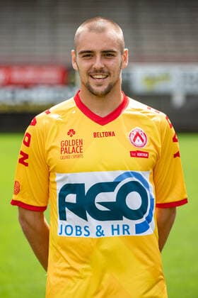 Kortrijk s Adam Jakubech poses for the photographer, in marge of the 2020-2021 photoshoot of Belgian Jupiler Pro League club KV Kortrijk, Tuesday 28 July 2020 in Kortrijk. KURTxDESPLENTER  x05831167x
