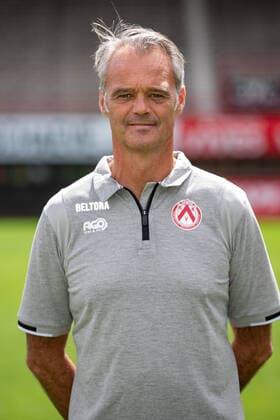 Kortrijk s assistant coach Bart Meert poses for the photographer, in marge of the 2020-2021 photoshoot of Belgian Jupiler Pro League club KV Kortrijk, Tuesday 28 July 2020 in Kortrijk. KURTxDESPLENTER  x05831159x