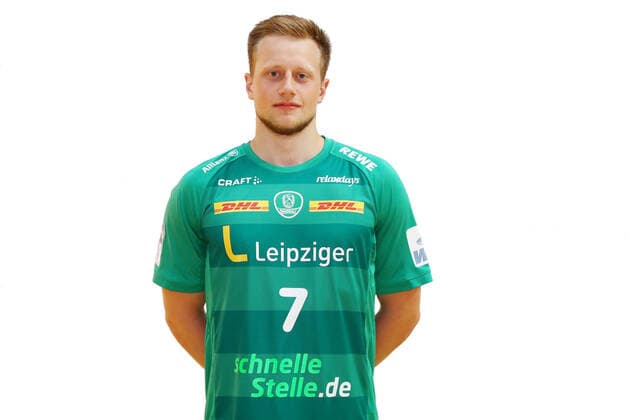 DHfK Leipzig - Saison 2020 21 Luca Witzke, SC DHfK Leipzig , Handball Bundesliga, Porträttermin, 2020 - 2021 , Leipzig, 16.07.2020 ,