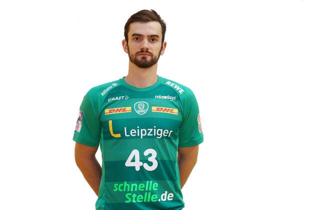 DHfK Leipzig - Saison 2020 21 Marc Esche, SC DHfK Leipzig , Handball Bundesliga, Porträttermin, 2020 - 2021 , Leipzig, 16.07.2020 ,