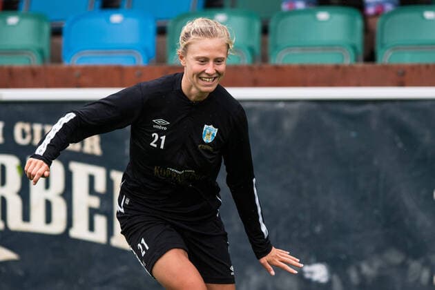 200729 Rebecka Blomqvist under en träning med Kopparbergs Göteborg den 29 juli 2020 i Göteborg.  Copyright: MATHIASxBERGELD BB200729MB009