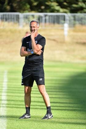 Sport Themen der Woche KW31 Sport Bilder des Tages 29.07.2020 Frankfurt am Main, Deutsche Bank Park Fussball, 1. Bundesliga, Saison 2020 2021 Eintracht Frankfurt (SGE) Trainingsauftakt Trainer Adi Hütter (Eintracht Frankfurt) emspor, DFL regulations prohibit any use of photographs as image sequences and or quasi-video *** 29 07 2020 Frankfurt am Main, Deutsche Bank Park Football, 1 Bundesliga, Season 2020 2021 Eintracht Frankfurt SGE Training kick-off Coach Adi Hütter Eintracht Frankfurt emspor, DFL regulations prohibit any use of photographs as image sequences and or quasi video