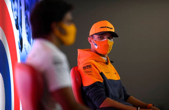 Motorsports: FIA Formula One World Championship, WM, Weltmeisterschaft 2020, Grand Prix of Great Britain Motorsports: FIA Formula One World Championship 2020, Grand Prix of Great Britain, 4 Lando Norris (GBR, McLaren F1 Team),
