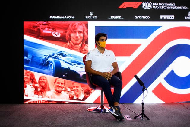 Motorsports: FIA Formula One World Championship, WM, Weltmeisterschaft 2020, Grand Prix of Great Britain Motorsports: FIA Formula One World Championship 2020, Grand Prix of Great Britain, 55 Carlos Sainz (ESP, McLaren F1 Team),