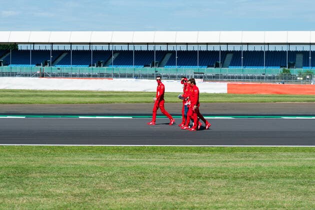 Motorsports: FIA Formula One World Championship, WM, Weltmeisterschaft 2020, Grand Prix of Great Britain Motorsports: FIA Formula One World Championship 2020, Grand Prix of Great Britain, 5 Sebastian Vettel (GER, Scuderia Ferrari Mission Winnow),