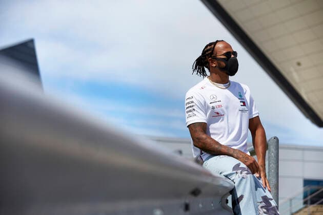 Motorsports: FIA Formula One World Championship, WM, Weltmeisterschaft 2020, Grand Prix of Great Britain Motorsports: FIA Formula One World Championship 2020, Grand Prix of Great Britain, 44 Lewis Hamilton (GBR, Mercedes-AMG Petronas Formula One Team),