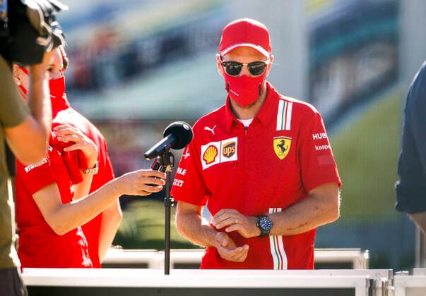 Motorsports: FIA Formula One World Championship, WM, Weltmeisterschaft 2020, Grand Prix of Great Britain, 5 Sebastian Vettel (GER, Scuderia Ferrari Mission Winnow), Silverstone Great Britain