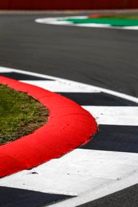 Motorsports: FIA Formula One World Championship, WM, Weltmeisterschaft 2020, Grand Prix of Great Britain, Silverstone Circuit, Curbs Silverstone Great Britain