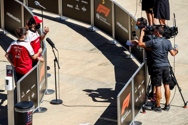 Motorsports: FIA Formula One World Championship, WM, Weltmeisterschaft 2020, Grand Prix of Great Britain, 99 Antonio Giovinazzi (ITA, Alfa Romeo Racing ORLEN), Silverstone Great Britain