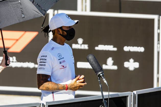 Motorsports: FIA Formula One World Championship, WM, Weltmeisterschaft 2020, Grand Prix of Great Britain, 44 Lewis Hamilton (GBR, Mercedes-AMG Petronas Formula One Team), Silverstone Great Britain