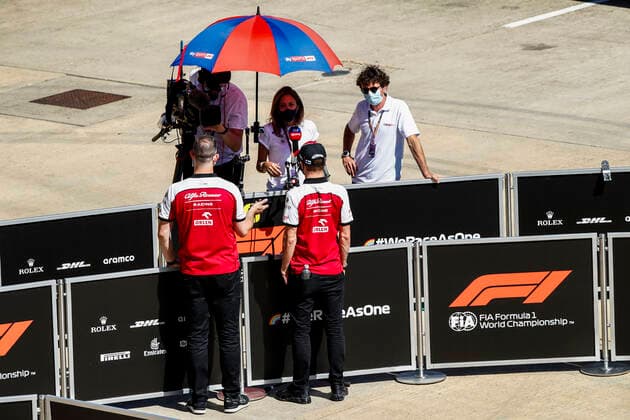 Motorsports: FIA Formula One World Championship, WM, Weltmeisterschaft 2020, Grand Prix of Great Britain, 7 Kimi Raikkonen (FIN, Alfa Romeo Racing ORLEN), Silverstone Great Britain