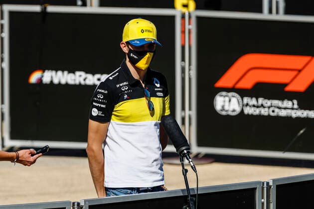 Motorsports: FIA Formula One World Championship, WM, Weltmeisterschaft 2020, Grand Prix of Great Britain, 31 Esteban Ocon (FRA, Renault DP World F1 Team), Silverstone Great Britain
