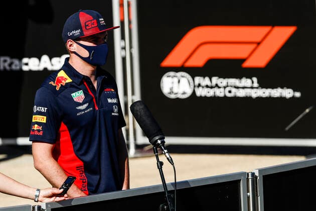 Motorsports: FIA Formula One World Championship, WM, Weltmeisterschaft 2020, Grand Prix of Great Britain, 33 Max Verstappen (NLD, Aston Martin Red Bull Racing), Silverstone Great Britain