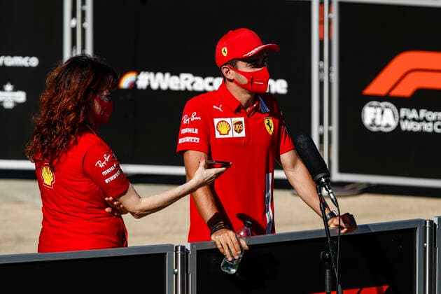 Motorsports: FIA Formula One World Championship, WM, Weltmeisterschaft 2020, Grand Prix of Great Britain, 16 Charles Leclerc (MCO, Scuderia Ferrari Mission Winnow), Silverstone Great Britain