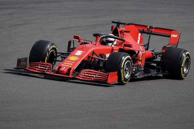 Motorsports: FIA Formula One World Championship, WM, Weltmeisterschaft 2020, Grand Prix of Great Britain Motorsports: FIA Formula One World Championship 2020, Grand Prix of Great Britain, 5 Sebastian Vettel (GER, Scuderia Ferrari Mission Winnow),
