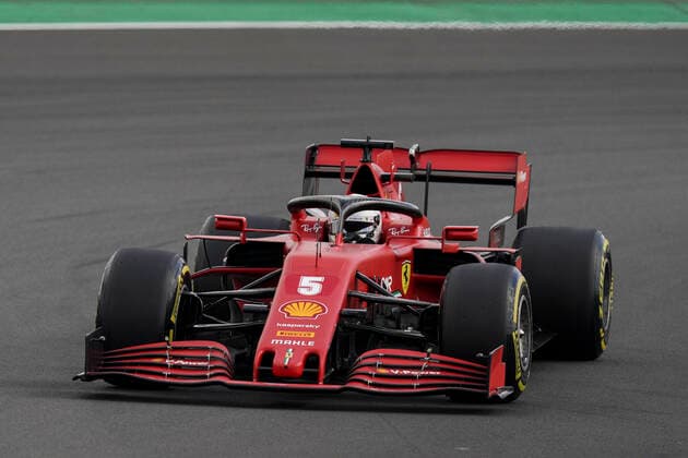 Motorsports: FIA Formula One World Championship, WM, Weltmeisterschaft 2020, Grand Prix of Great Britain Motorsports: FIA Formula One World Championship 2020, Grand Prix of Great Britain, 5 Sebastian Vettel (GER, Scuderia Ferrari Mission Winnow),