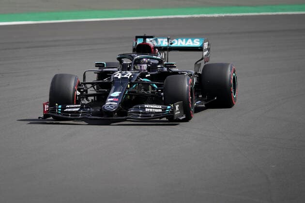 Motorsports: FIA Formula One World Championship, WM, Weltmeisterschaft 2020, Grand Prix of Great Britain Motorsports: FIA Formula One World Championship 2020, Grand Prix of Great Britain, 44 Lewis Hamilton (GBR, Mercedes-AMG Petronas Formula One Team),