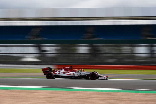Motorsports: FIA Formula One World Championship, WM, Weltmeisterschaft 2020, Grand Prix of Great Britain Motorsports: FIA Formula One World Championship 2020, Grand Prix of Great Britain, 7 Kimi Raikkonen (FIN, Alfa Romeo Racing ORLEN),