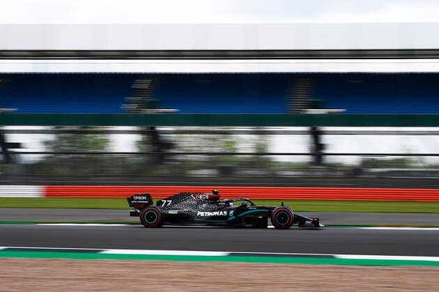 Motorsports: FIA Formula One World Championship, WM, Weltmeisterschaft 2020, Grand Prix of Great Britain Motorsports: FIA Formula One World Championship 2020, Grand Prix of Great Britain, 77 Valtteri Bottas (FIN, Mercedes-AMG Petronas Formula One Team),
