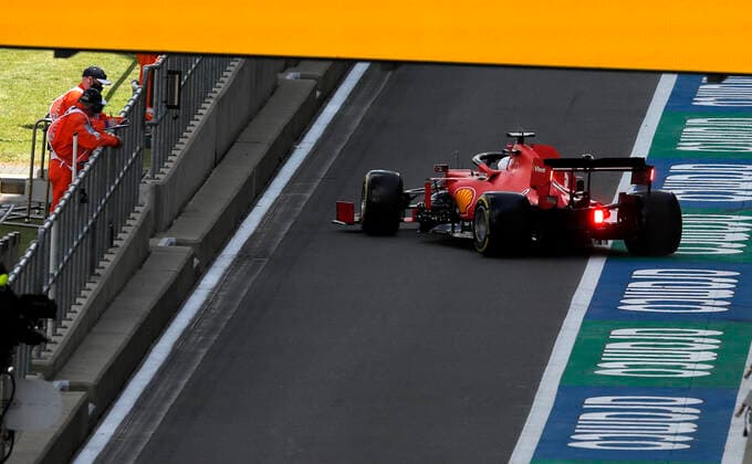Motorsports: FIA Formula One World Championship, WM, Weltmeisterschaft 2020, Grand Prix of Great Britain Motorsports: FIA Formula One World Championship 2020, Grand Prix of Great Britain, 5 Sebastian Vettel (GER, Scuderia Ferrari Mission Winnow),
