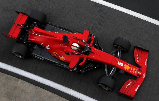 Motorsports: FIA Formula One World Championship, WM, Weltmeisterschaft 2020, Grand Prix of Great Britain Motorsports: FIA Formula One World Championship 2020, Grand Prix of Great Britain, 5 Sebastian Vettel (GER, Scuderia Ferrari Mission Winnow),